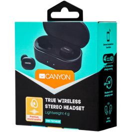 Slusalice Canyon CND-TBTHS2B Bluetooth V5.0 Sport EarBud